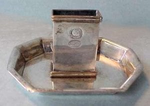 William Spratling Octagonal Match Holder Ashtray