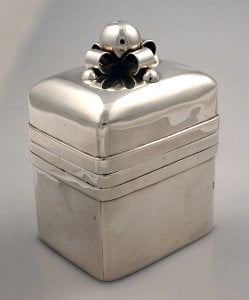 William Spratling Tall Silver Cigarette Box