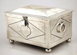 William Spratling Silver Casket Box
