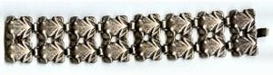 William Spratling Double Row Frog Bracelet