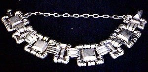 William Spratling Crowned Pyramid Bracelet