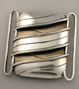 William Spratling Diagonal Band Buckle