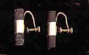 William Spratling Rosewood Tube Earrings