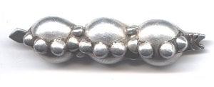 William Spratling Half Ball Arrow Brooch
