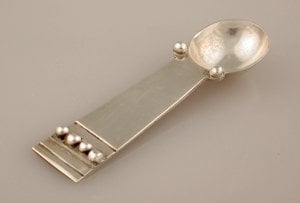 William Spratling Four Ball Salt Spoon