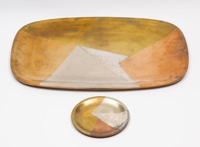 Los Castillo Mixed-Metal Tray and Dish Set