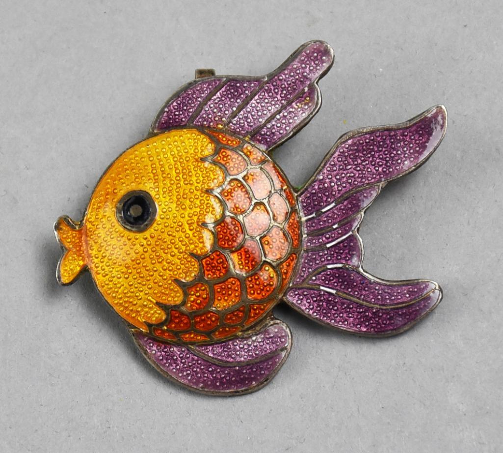 Margot de Taxco Fish Brooch