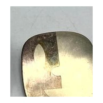 Los Castillo Abstract Mixed-Metal Brooch