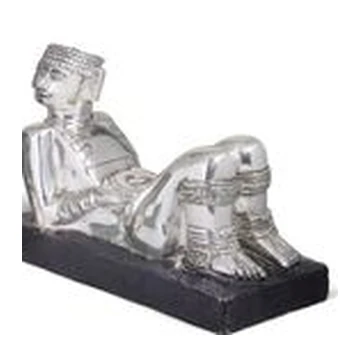 Los Castillo Seated Figure Group on Stone Base