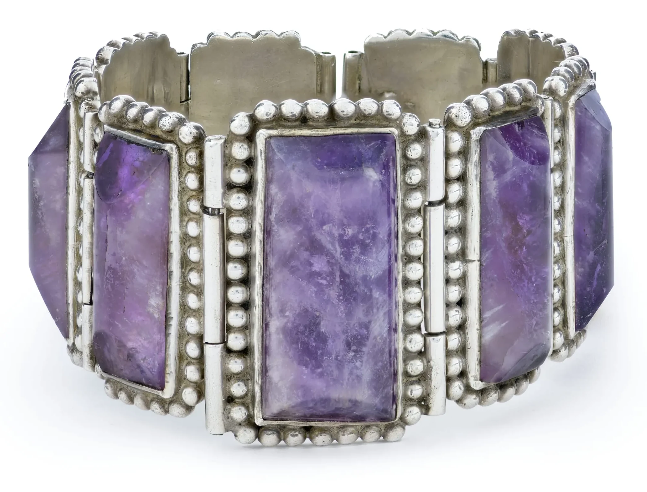 Los Castillo Beaded Amethyst Bracelet