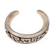 Salvador Terán Shadowbox Script Cuff Bracelet