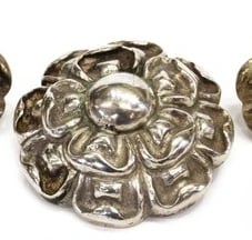 MATL (Matilde Poulat) Floral Rosette Brooch
