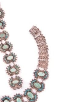 MATL (Matilde Poulat) Round-Link Bracelet with Turquoise
