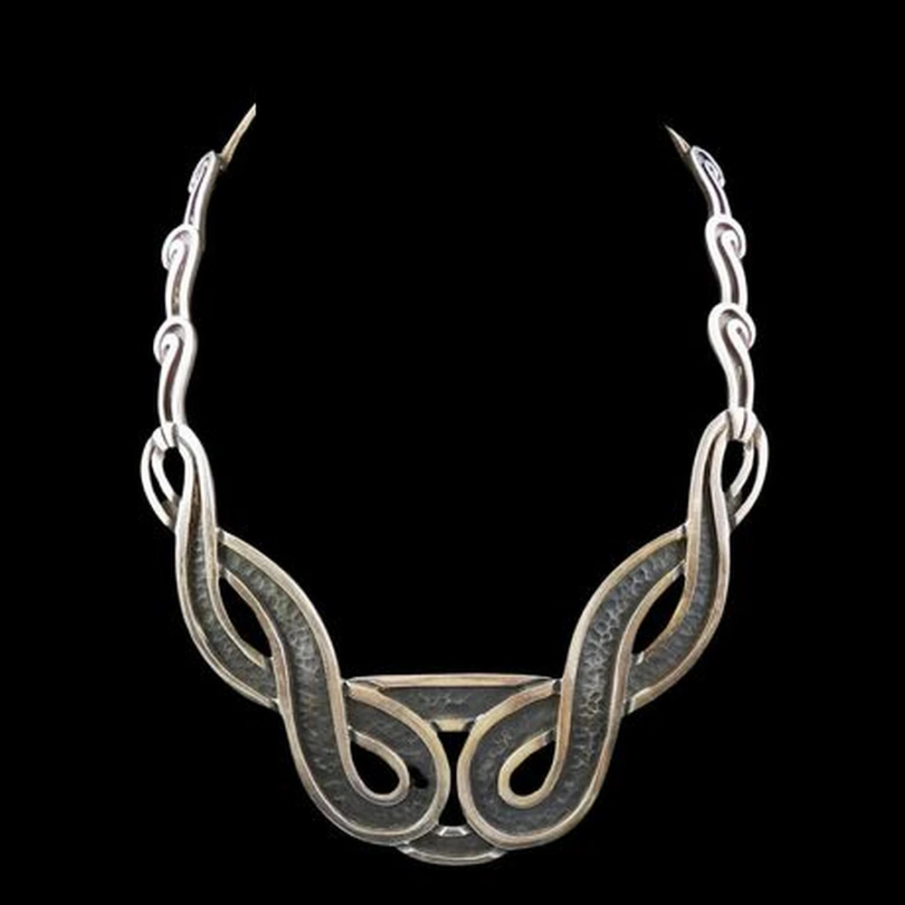 Margot de Taxco Figure-Eight Necklace, Design No. 5100