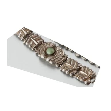 turquoise fan-link bracelet - Photo 1