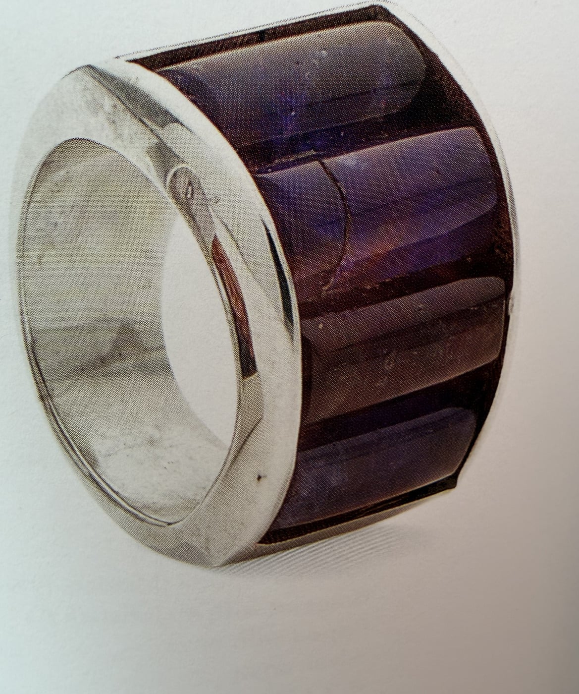Antonio Pineda Amethyst Panel Ring