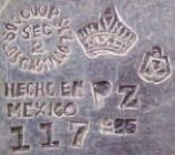 Stamped maker's mark used by Antonio Pineda (14 of 20)