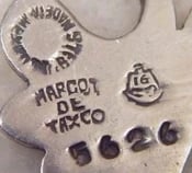 Sterling · Made in Mexico · Margot de Taxco · Eagle 16 · 5626