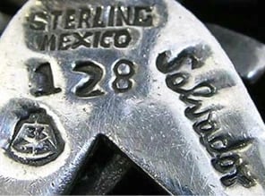 Stamped maker's mark used by Salvador Terán (6 of 9)