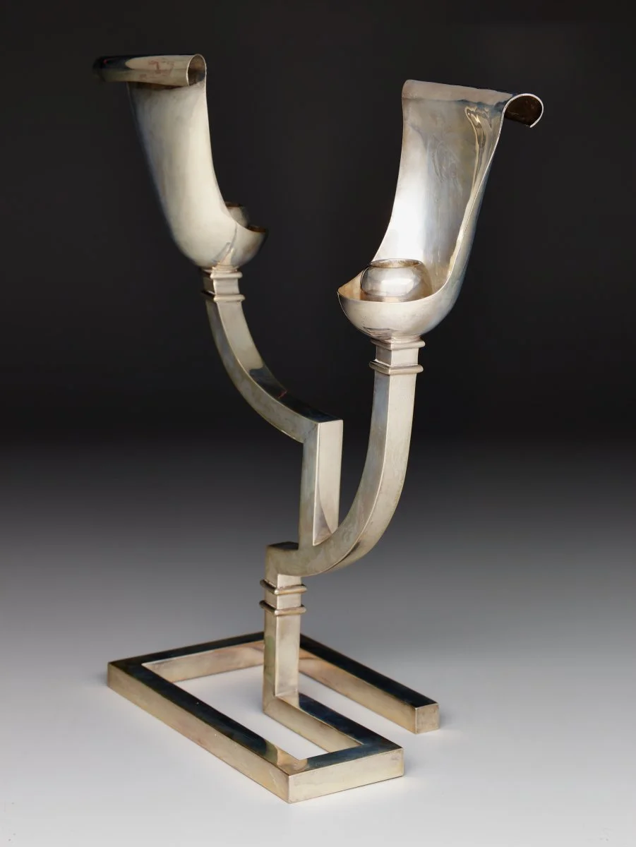 Two-branch candelabrum