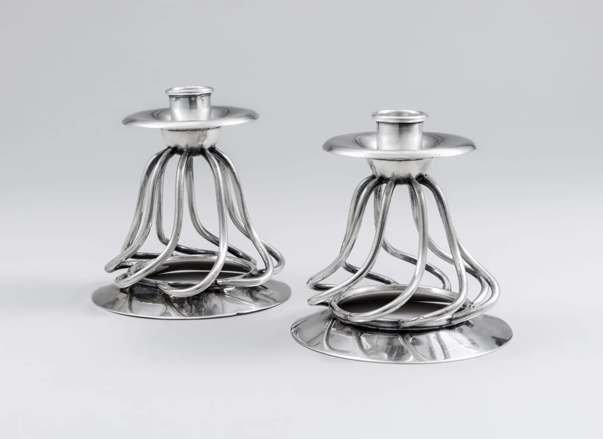 Twisted Wire Candlesticks, "Las Serpentinas"
