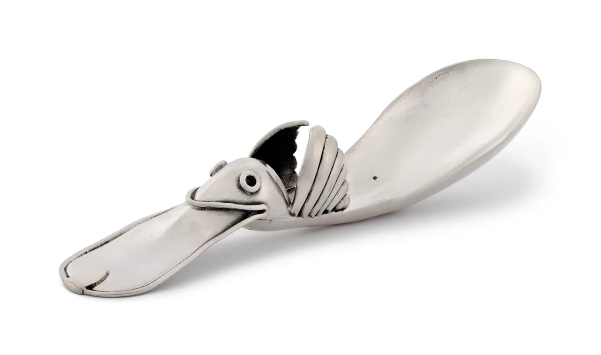 Aztec Duck Sugar Spoon
