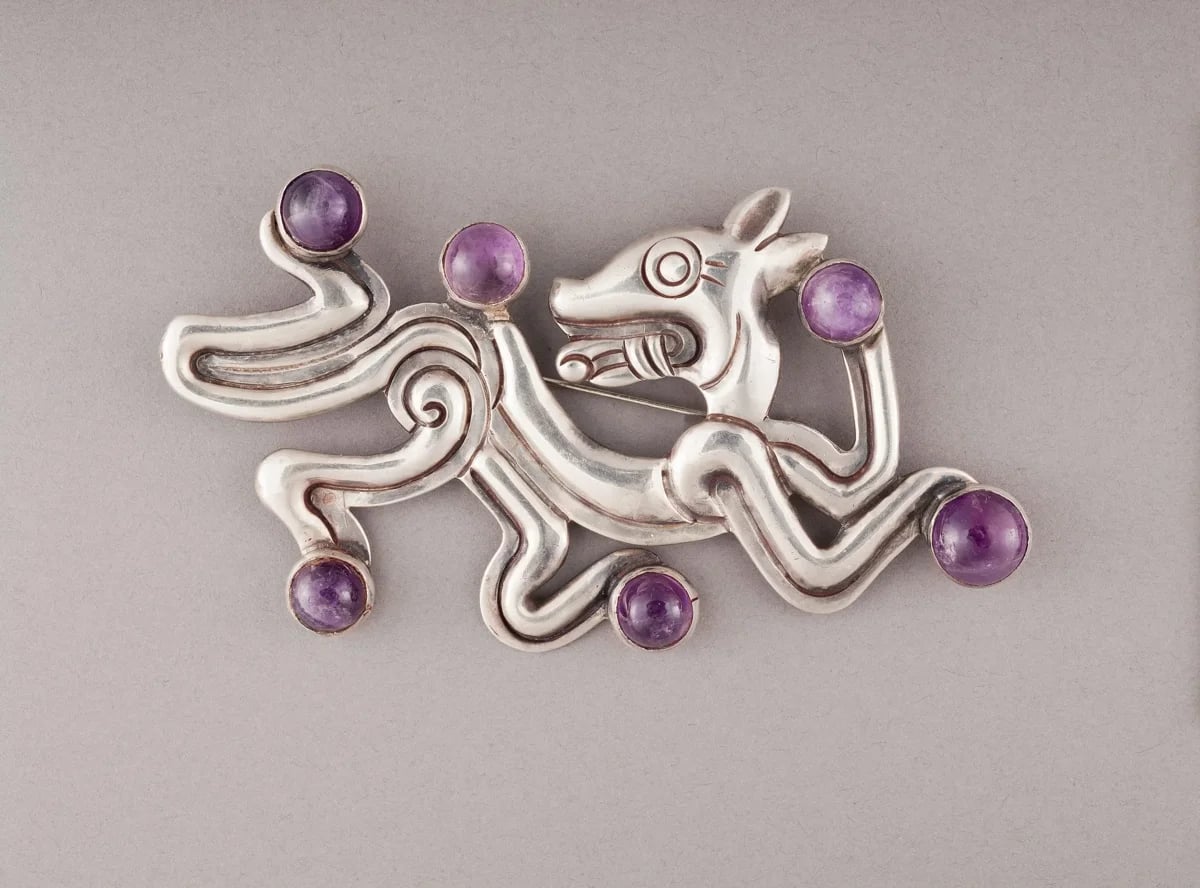 Jaguar Brooch (Prendedor en forma de jaguar)