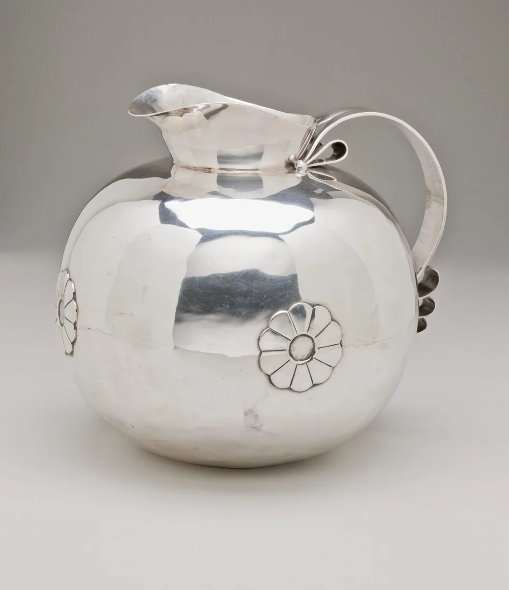 Flower-Embossed Pitcher