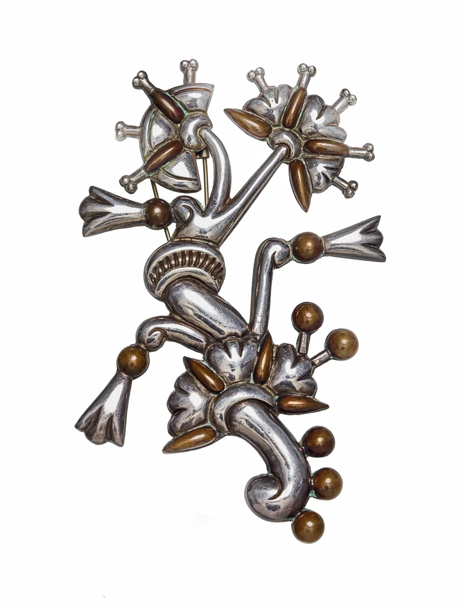 Silver Tree of Life brooch