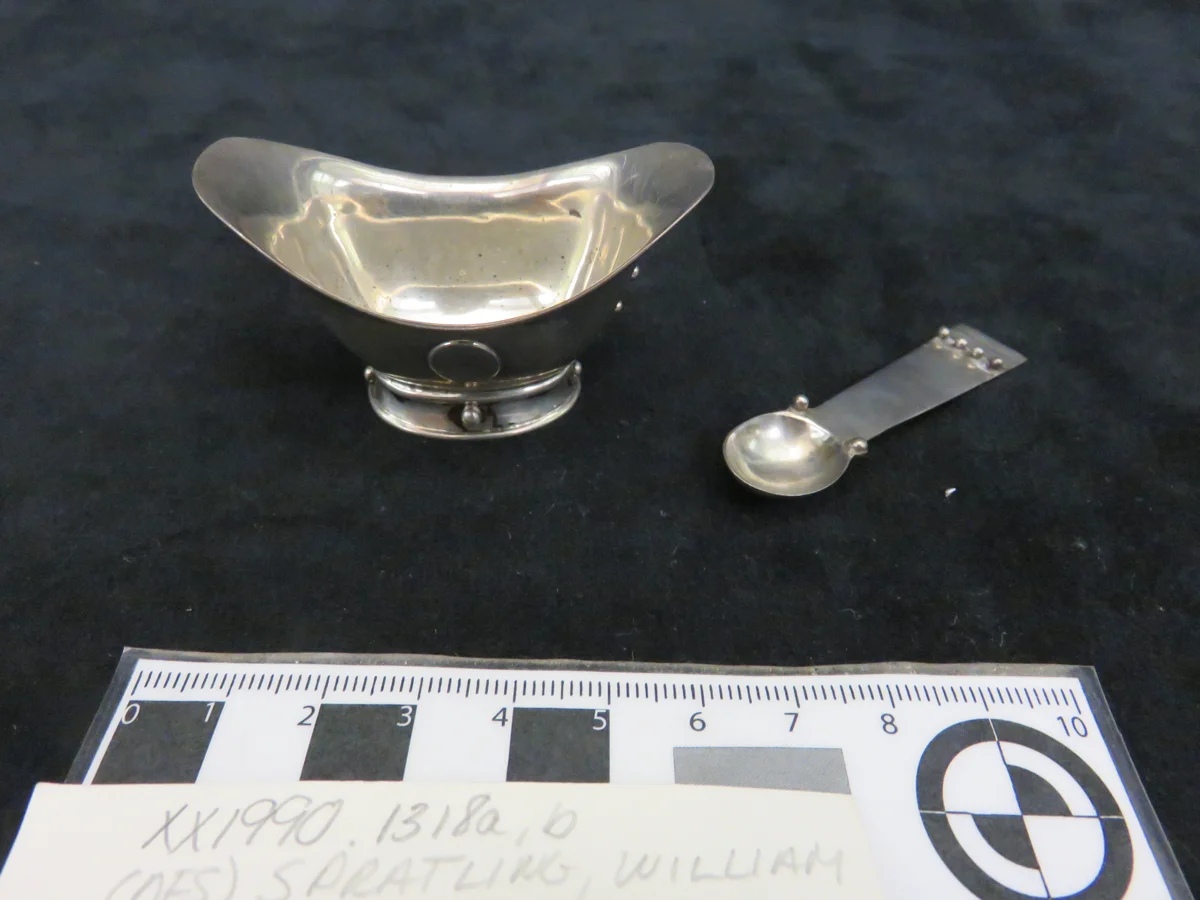 Saltcellar with spoon