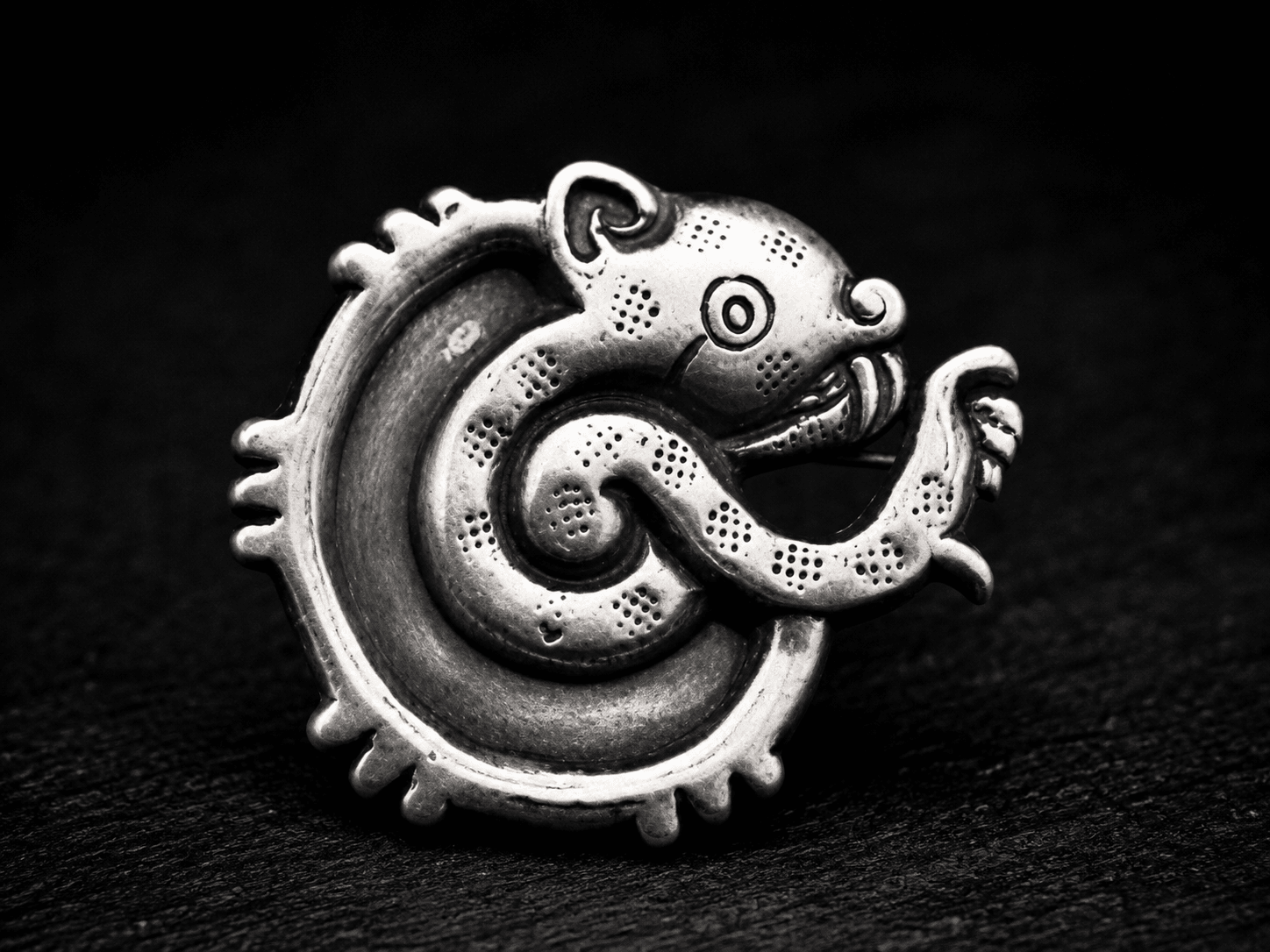 William Spratling Silver Jaguar Brooch