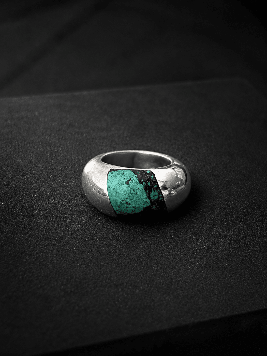 William Spratling Azur Malachite Ring
