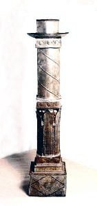 William Spratling Tall Tin Candlestick