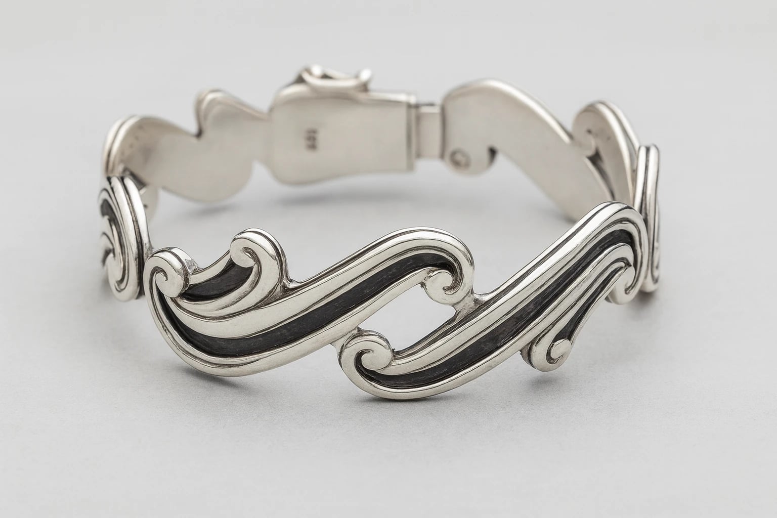 Margot de Taxco S-Scroll Bracelet, Design No. 5473A