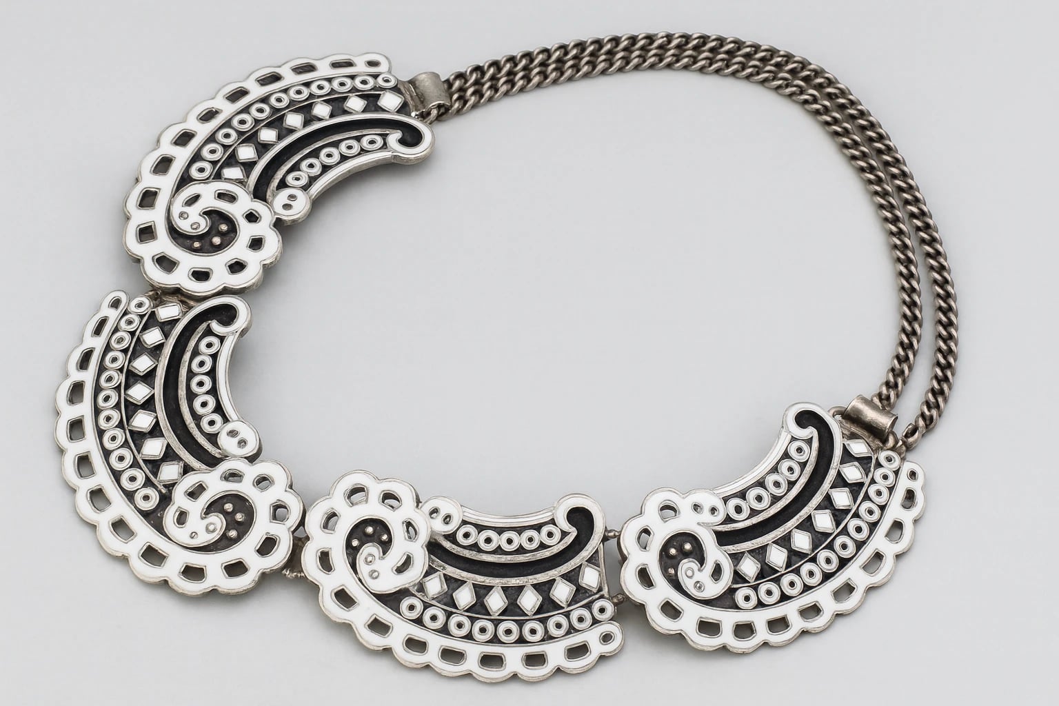 Margot de Taxco Diamonds and Dots Necklace