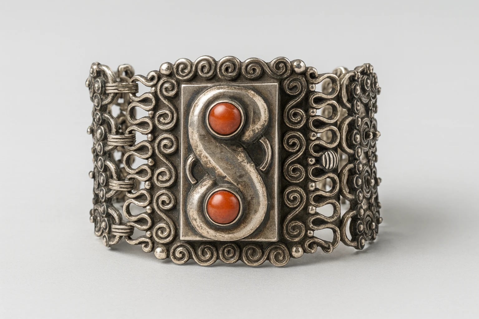 MATL (Matilde Poulat) Panel Cuff with Coral