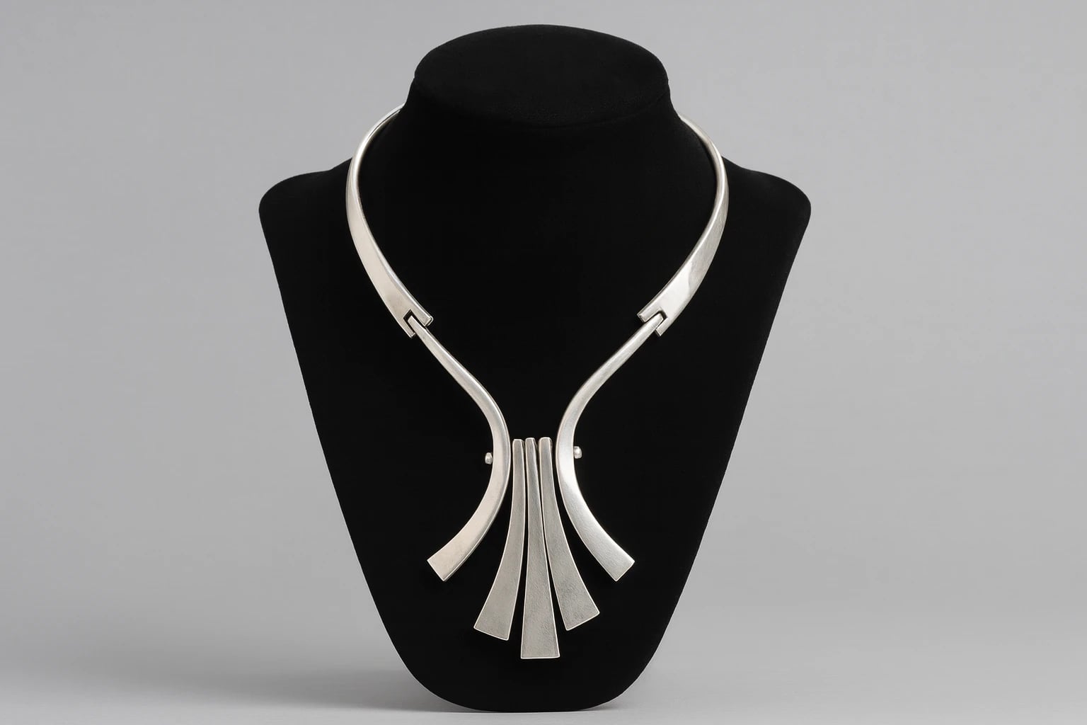 Sigi Pineda Modernist Sterling Necklace