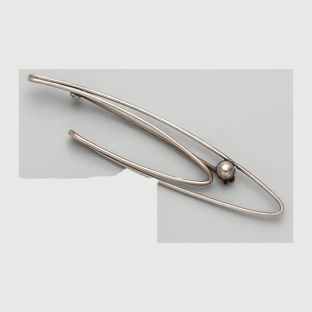 Sigi Pineda Silver Arc Brooch