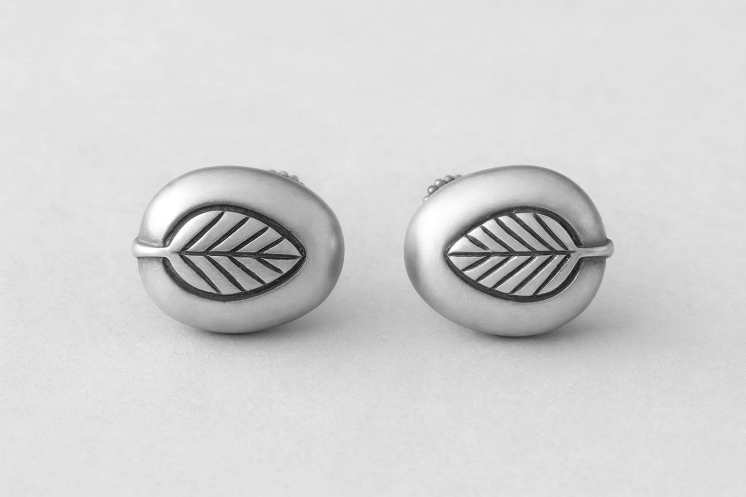 William Spratling Leaf Earrings