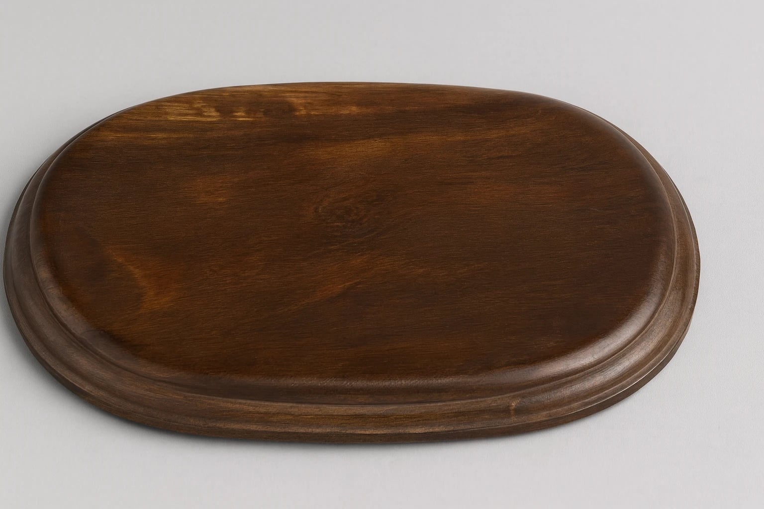 William Spratling Small Wooden Tray with Shaped Lip