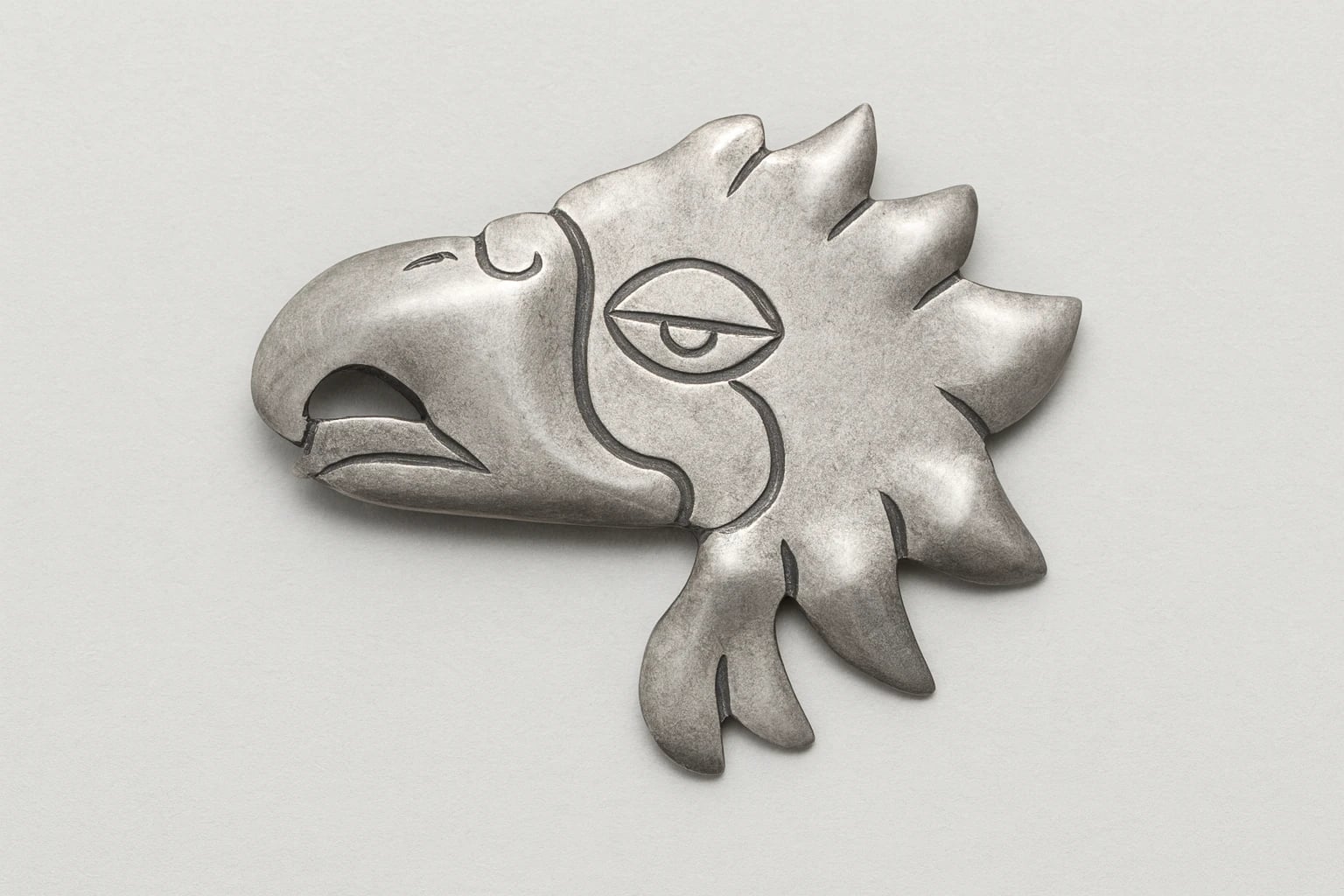 Héctor Aguilar Eagle Head Brooch