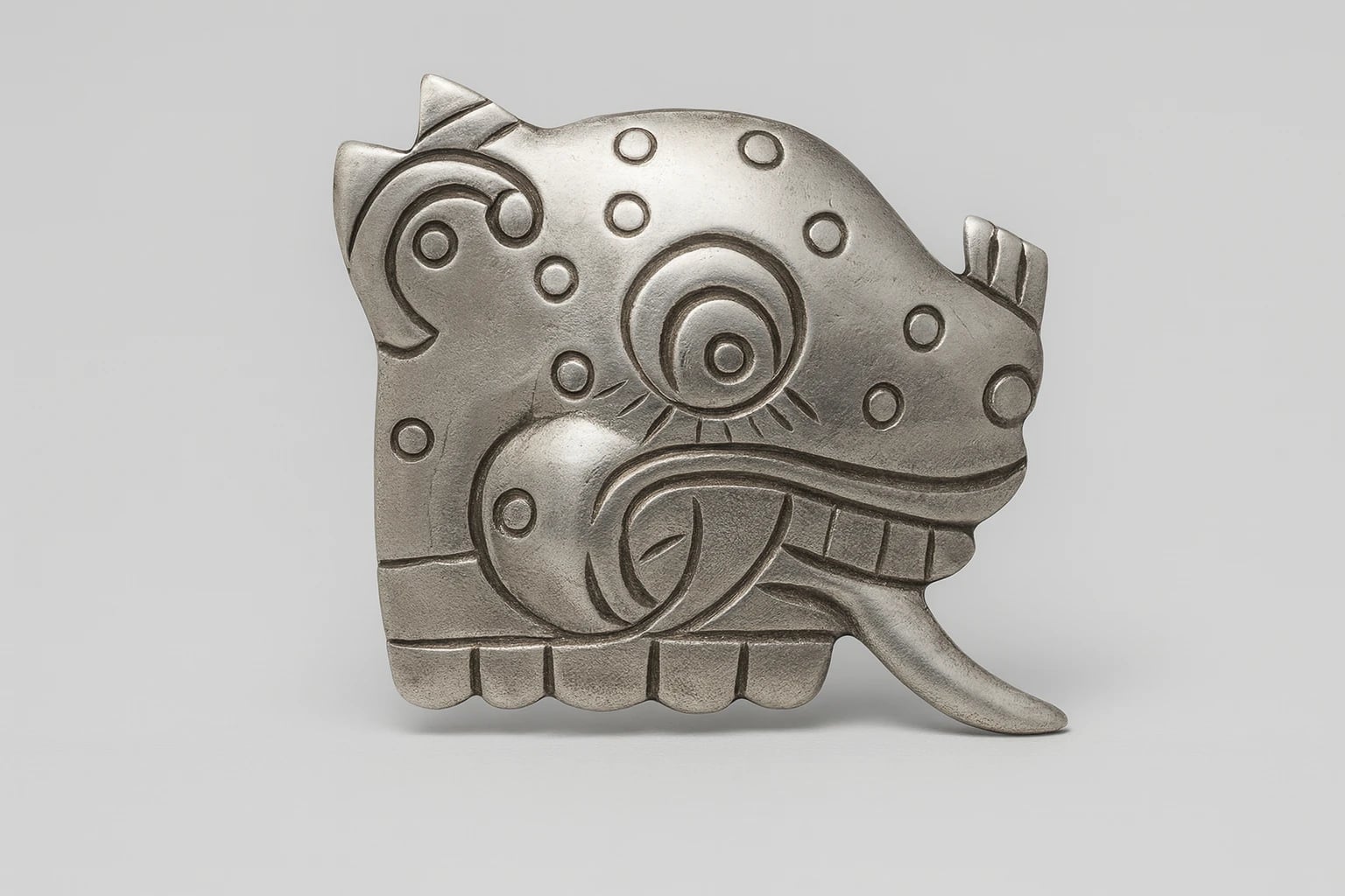 Héctor Aguilar Jaguar Head Brooch