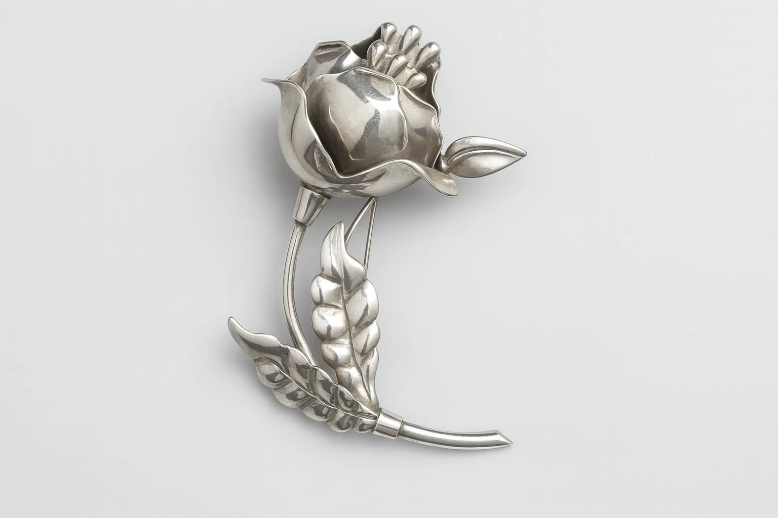 Héctor Aguilar Rose Brooch