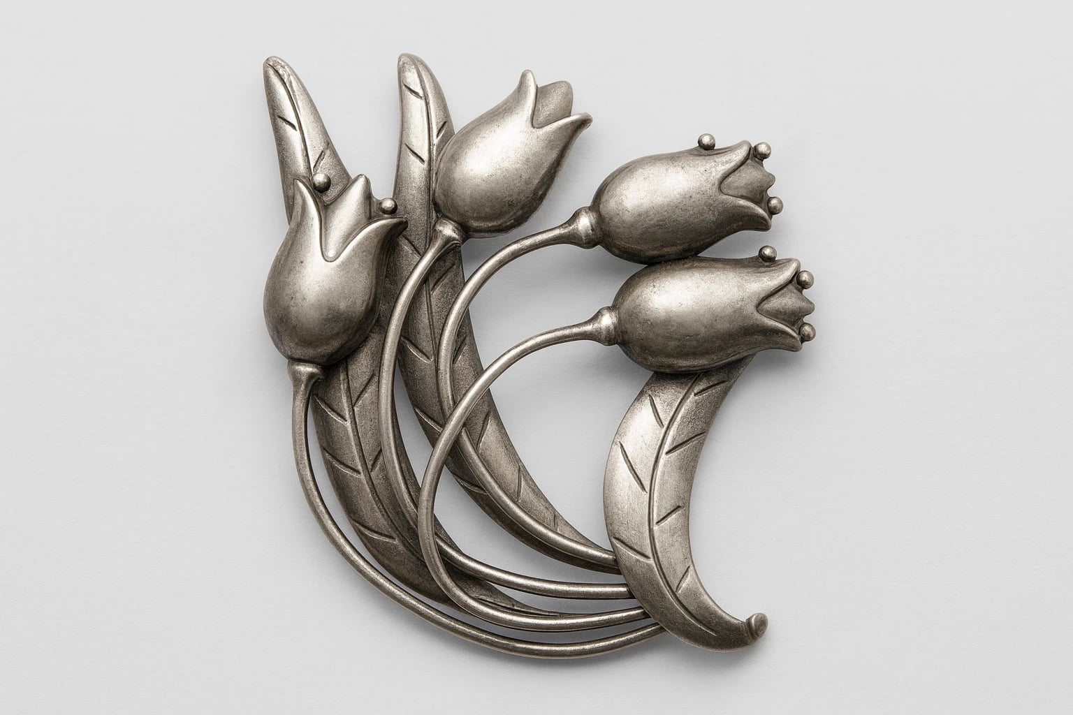 Héctor Aguilar Tulip Bouquet Brooch