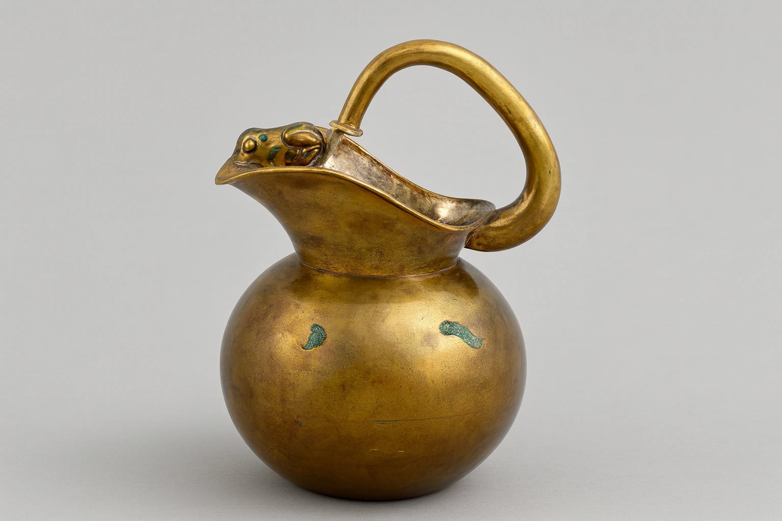 Los Castillo Mixed-Metal Chrysocolla Pitcher
