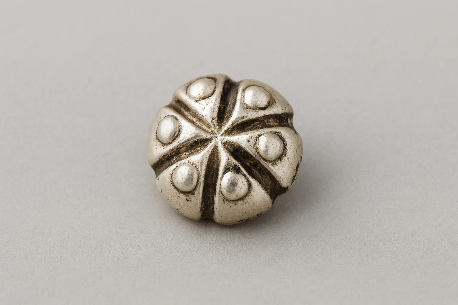 William Spratling Button Divided Into Six Segments