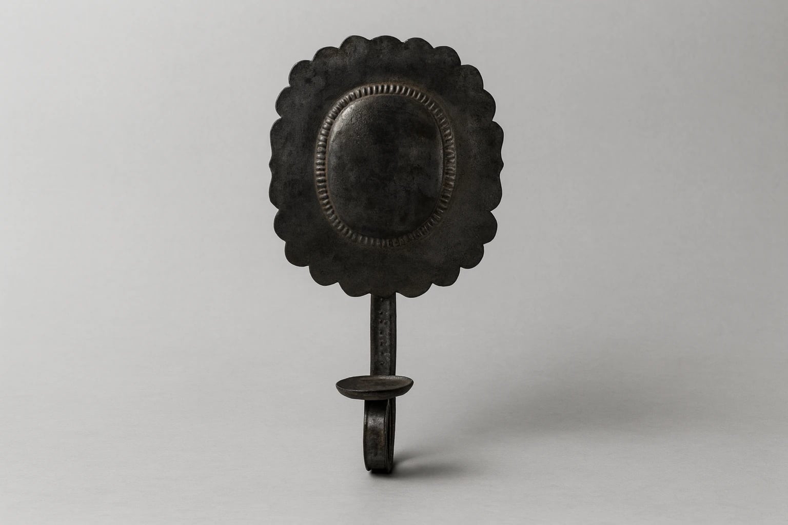 William Spratling Single Candle Tin Sconce