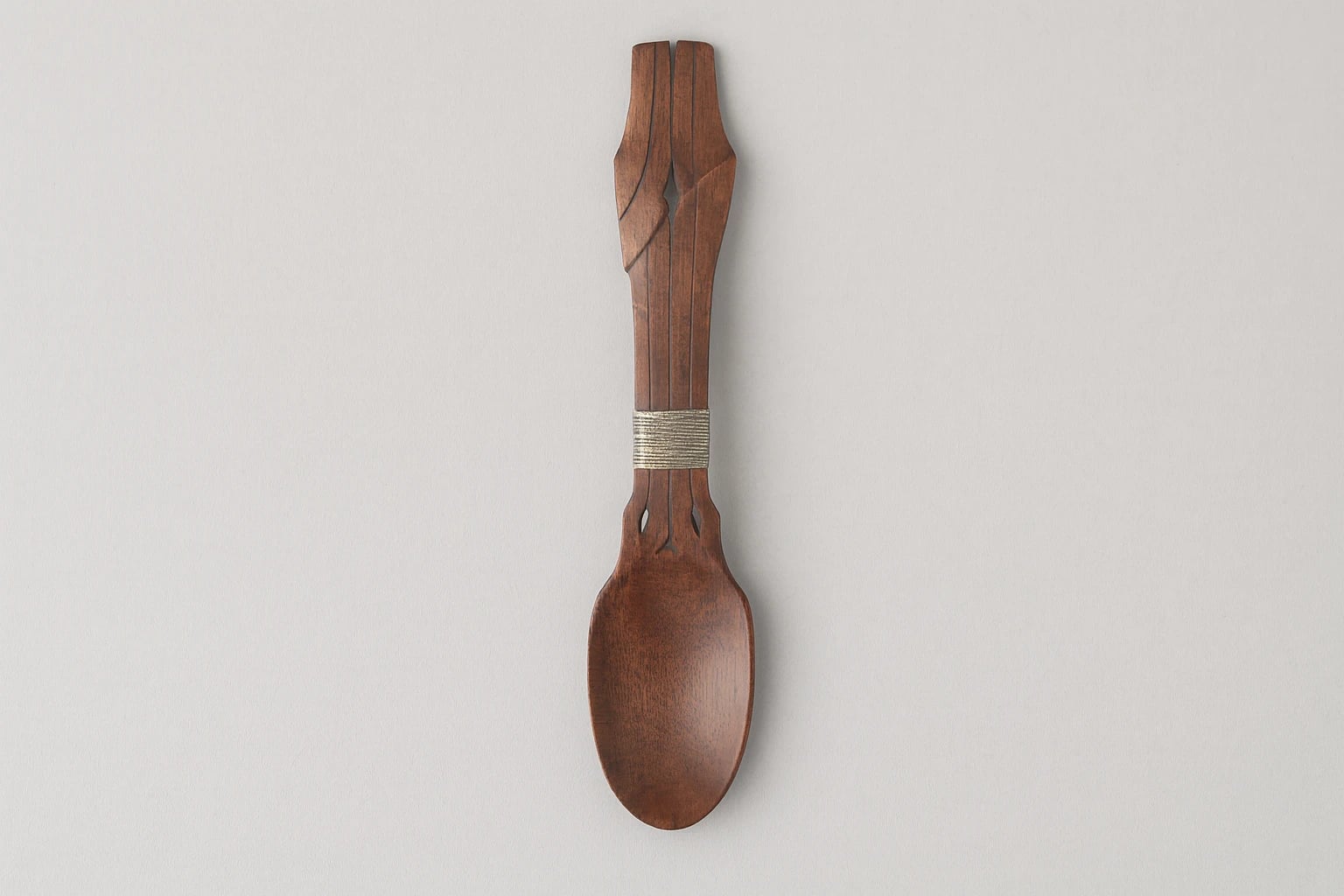 William Spratling Incised Rosewood Salad Spoon