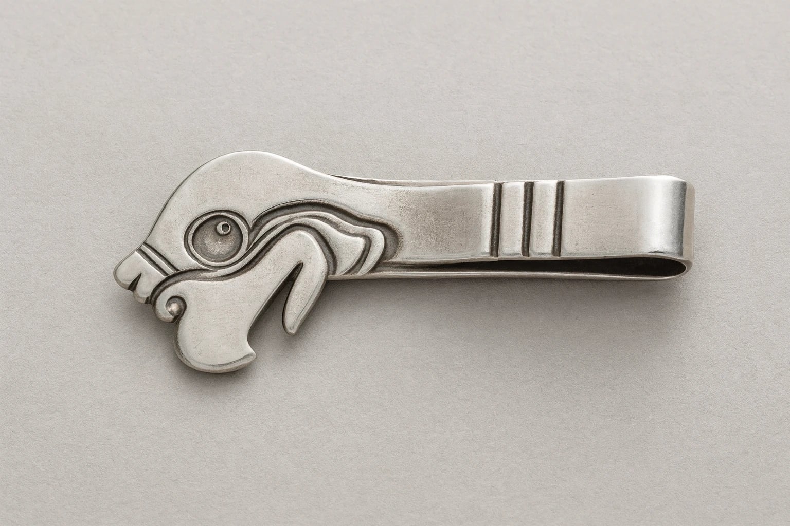 William Spratling Money Clip with Eagle Head Design