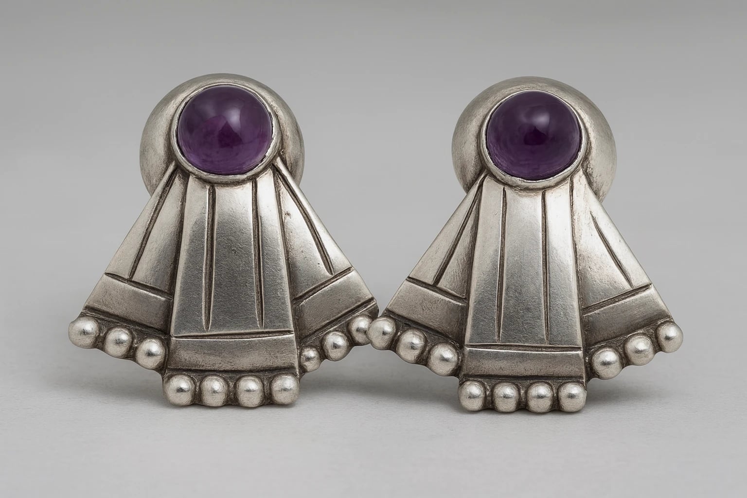 William Spratling Hanging Ribbons Earrings